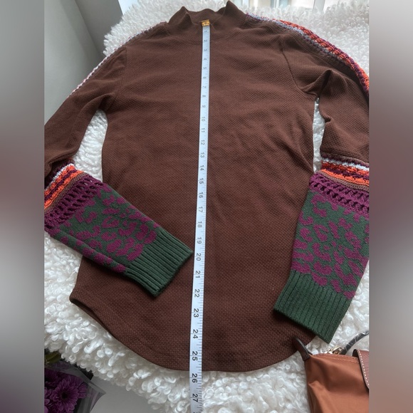 Authentic Free People Switch it Up Thermal Top Crochet Cuff - BNWT - L - Picture 5 of 7